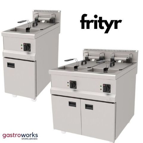 Frityr - Enkel eller Dobbel - AEF 900 Serie fra Gastroworks