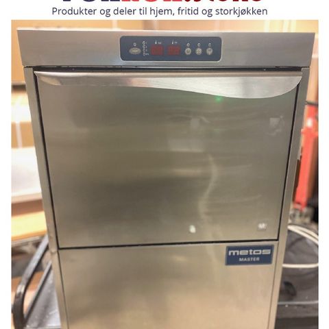 Pent Brukt oppvaskmaskin levert av Metos Varenr:400007