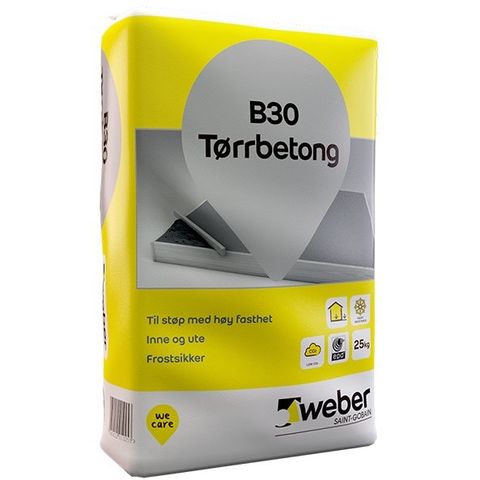 B30 TØRRBETONG ( WEBER)