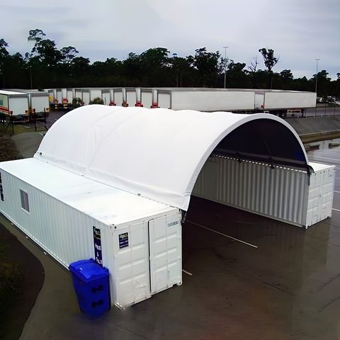 8x12 meter container overbygg for 40ft