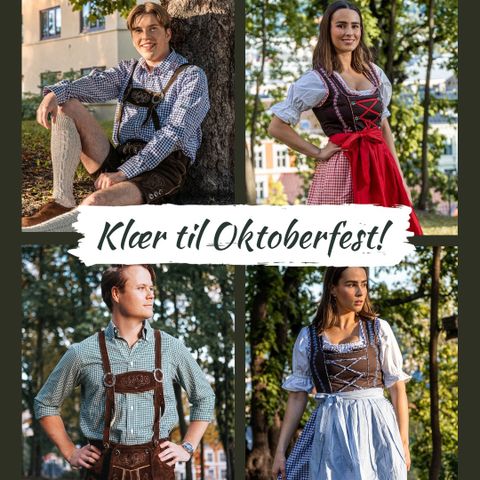 Klær til Oktoberfest | Ekte Lederhosen og Dirndl