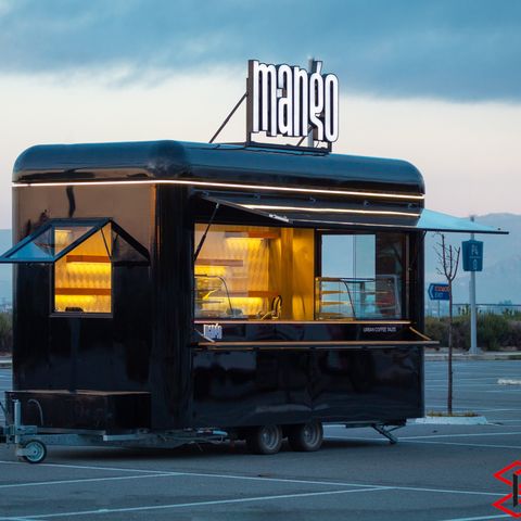 Tilhengerkantiner: Oval   Food Truck