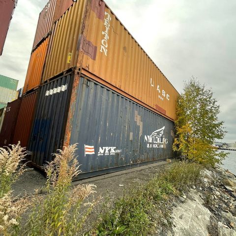 Brukte 40 FT container i ekstra høyde