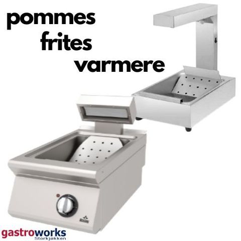 Pommes Frites Varmer / Chipsvarmer fra Gastroworks