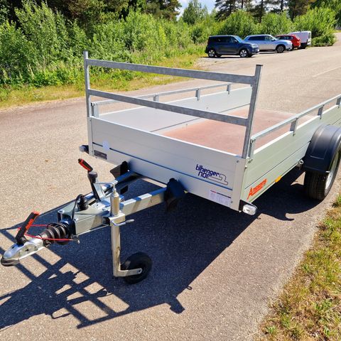 Tilhengernor GT B 1200-2R varehenger, reling,1200kg, 301x126xm 33000,- eks. mva.