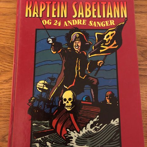 Kaptein Sabeltann - sangbok 1993