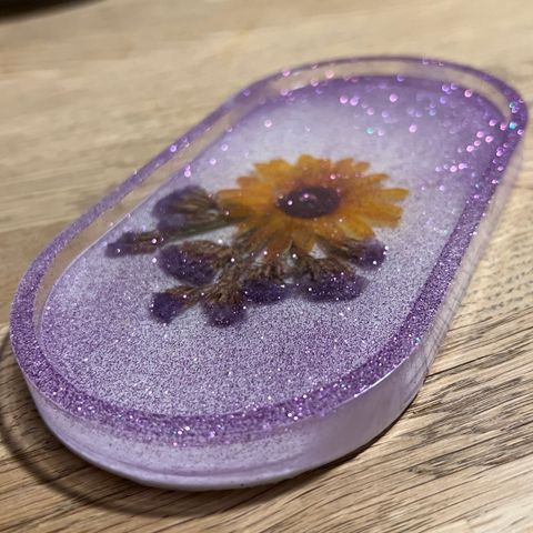 Glitter Resin Coaster