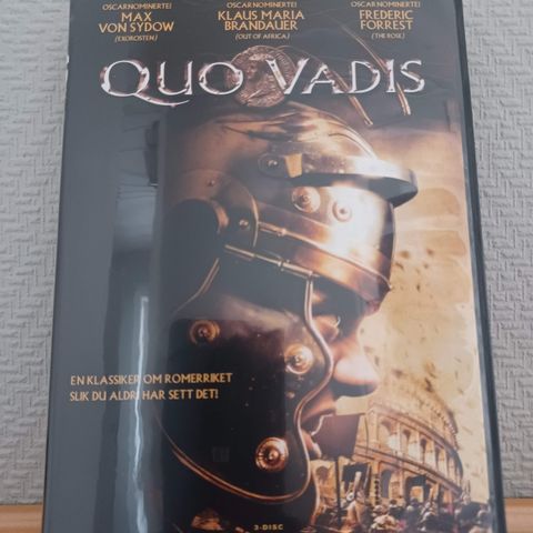 Quo Vadis 1985 - TV Serie / Drama / Historie / Romantikk (DVD) –  3 filmer for 2