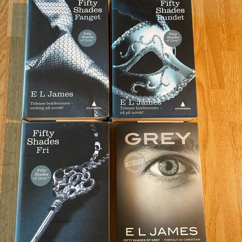 Fifty shades of Grey bøker