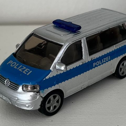 Meget pen SIKU 1338 VW Transporter T5 Polizei Bus