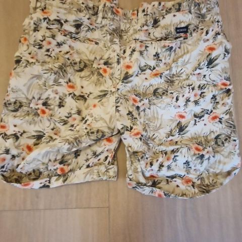 Morris linen flower shorts
