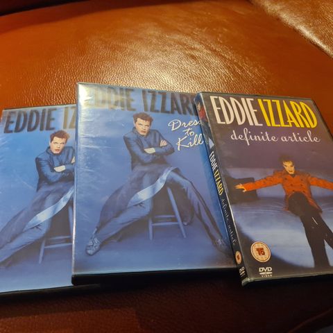 2 dvd er av Eddie Izzard