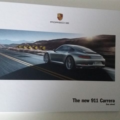 PORSCHE 911 Carrera -brosjyre.