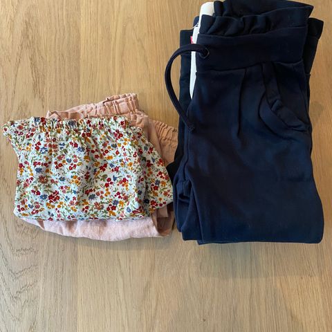 Klespakke med leggings/bukse m/romper til jente str 92 🎀