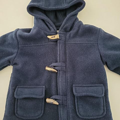 Duffelcoat i fleece