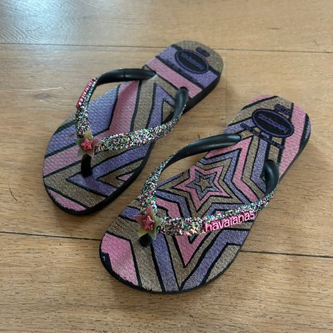 Havaianas glitter sandaler