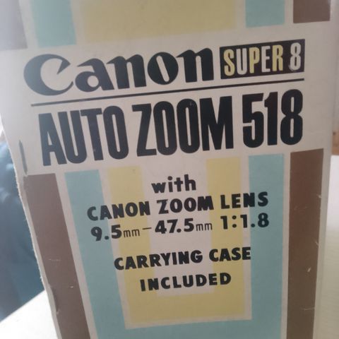 CANON 518- SUPER 8 ' kamera