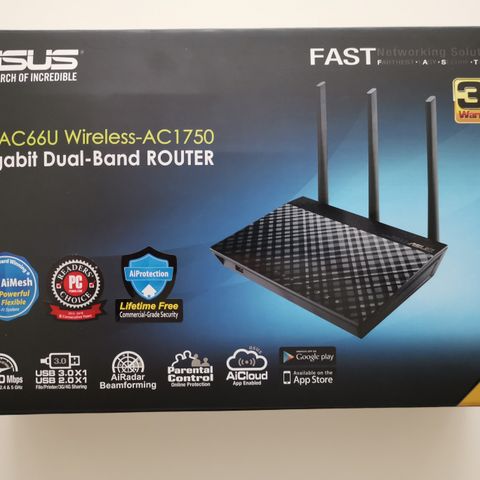 Asus Wireless-AC 1750 gigabit router