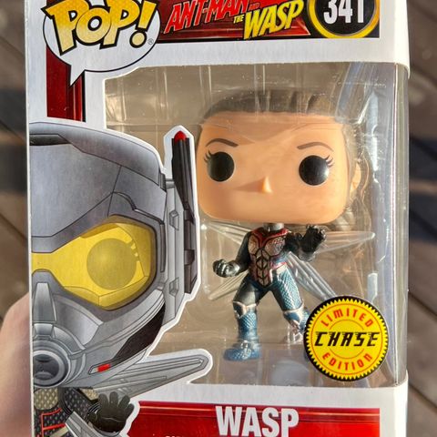 Funko Pop! Wasp (Unmasked Chase) | Ant-Man and the Wasp | Marvel (341)