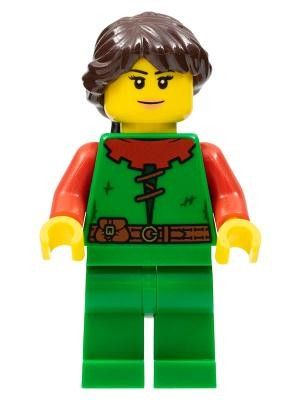 Ny Lego Forestwoman minifiguren