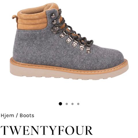 twentyfour grå  vintersko boots