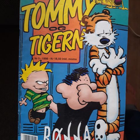 Tommy og Tigern  - Bønna - Nr 5- 1998