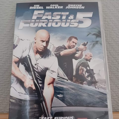 Fast and Furious Five - Action / Thriller / Krim (DVD) –  3 filmer for 2