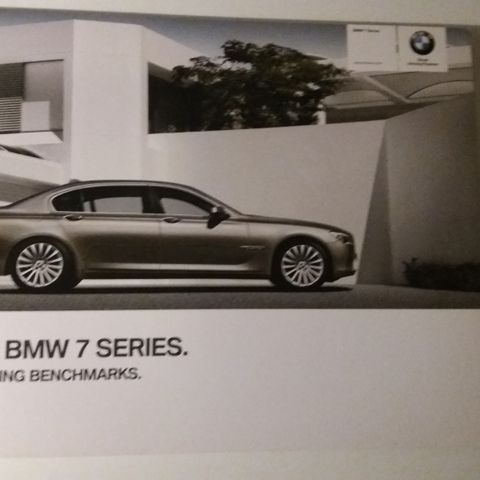 BMW 7 Serie -brosjyre.