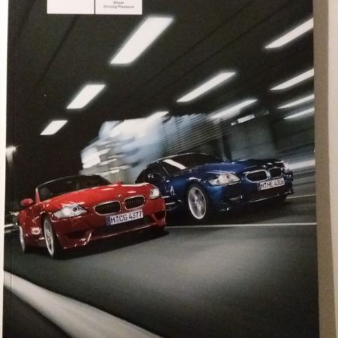 BMW Z4 M Coupe & Z4 M Roadster -brosjyre.