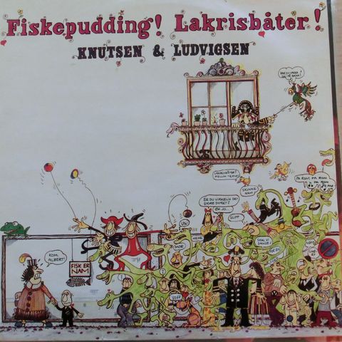 Knutsen & Ludvigsen - Fiskepudding! Lakrisbåter! (m/textinner)