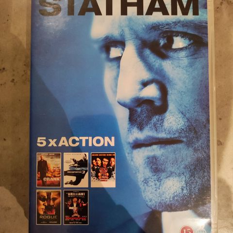 Jason Statham Box Collection ( DVD) 5 filmer - Norsk tekst