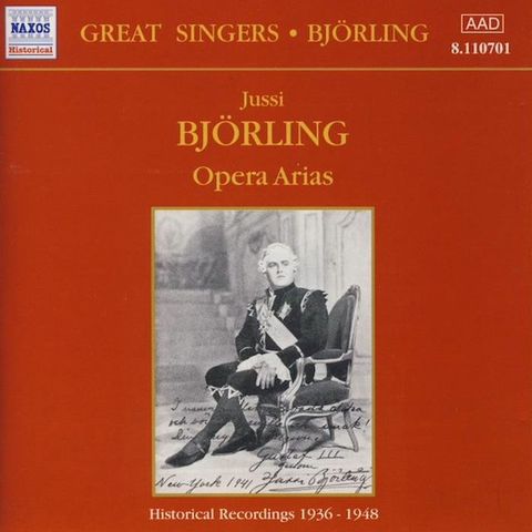 Jussi Björling – Opera Arias (Historical Recordings 1936-1948), 1999