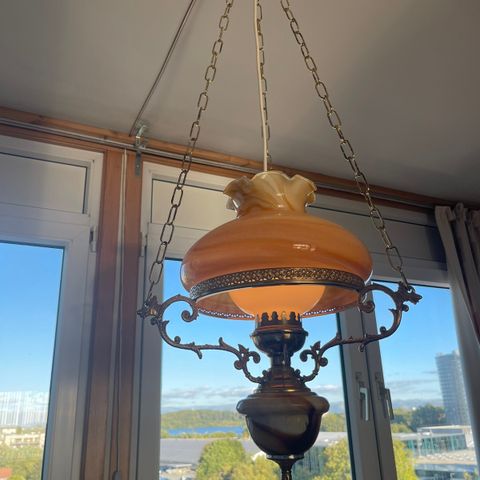 Eldre vintage lampe