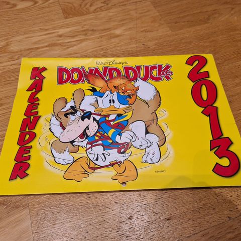 Donald Duck kalender 2013