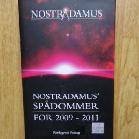 Nostradamus spådommer for 2009-2011.