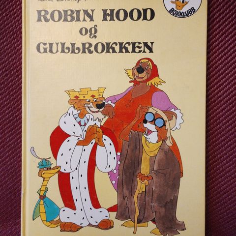 Walt Disney - Robin Hood og Gullrokken - innbundet