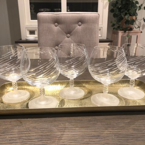 Cognac glass 5 stk: 100 kr til sammen