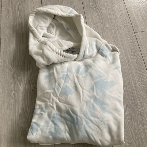 Abercrombie & Fitch hoodie hettegenser herre hvit størrelse M/L, som ny