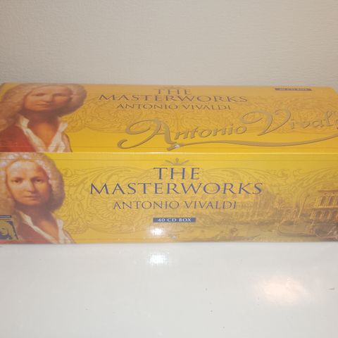 The masterpiece Antonio Vivaldi 40 CD boks Cd (ny i plast)