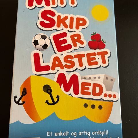 Mitt skip er lastet med - familiespill