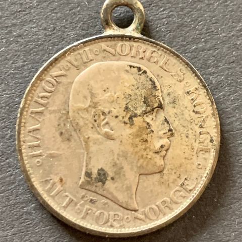 HAAKON VII NORGES KONGE Medalje 1913