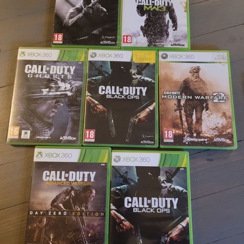 Call of duty pakke xbox 360