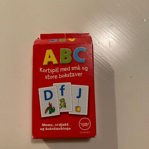 ABC kortstokk spill