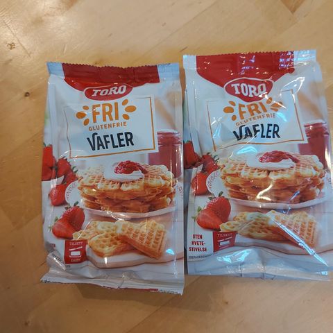 2 pakker glutenfri vaffelblanding