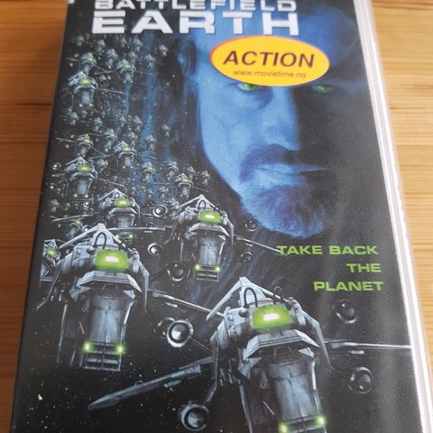 Battlefield Earth med John Travolta vhs