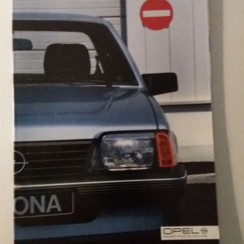 OPEL ASCONA -brosjyre. (NORSK)