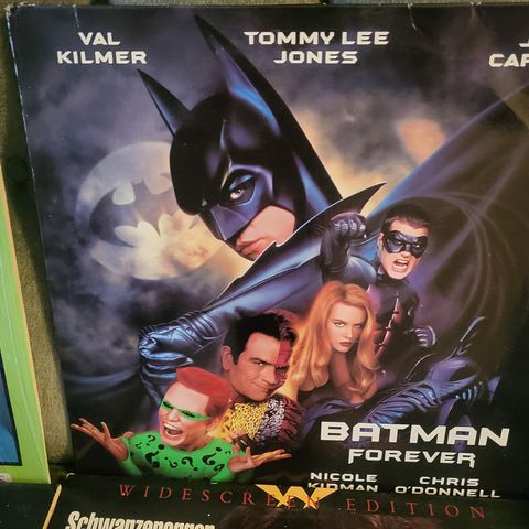 Batman Forever med Jim Carrey,  Val Kilmer Laserdisc