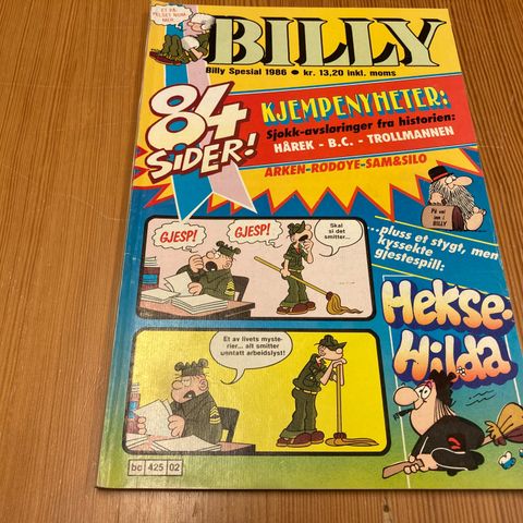 BILLY SPESIAL - 1986