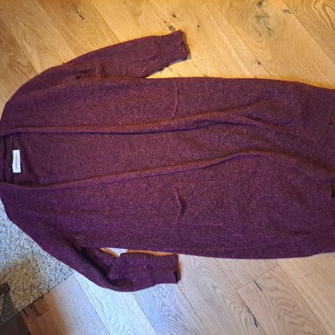 Cardigan fra Malene Birger- melert Bordeaux