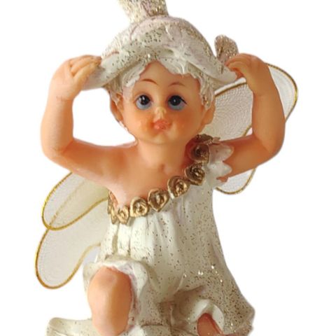 Fantastisk cherub figurine.